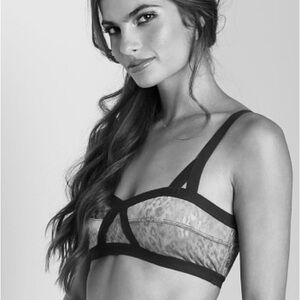 Free People
Grey Triangle Bra Smoke Leopard